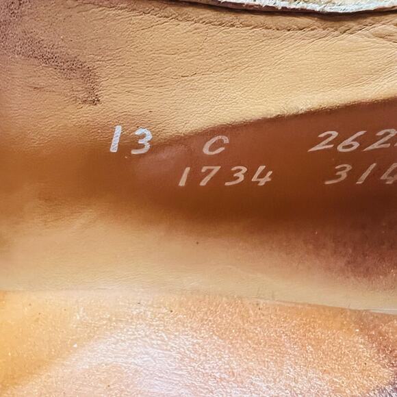 Allen Edmonds Shoes Mens 13 Brown Leather Derby Oxford Dress Almond Toe Lace Up